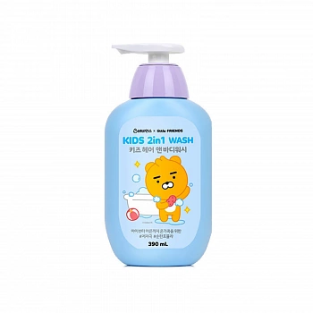 Детский гель для душа и шампунь 2 в 1 Little Friends Kids 2 in 1 Hair & Body Wash