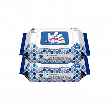 Детские антибактериальные салфетки 3шт BABY Hand Sanitizing Tissue 3ea