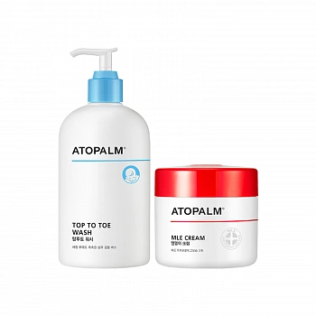 Крем с многослойной эмульсией + Гель для купания детей MLE Cream & TOP TO TOE Wash