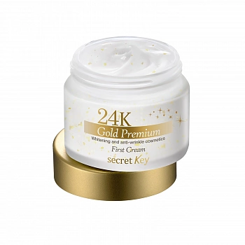 Антивозрастной крем с коллоидным золотом 24K Gold Premium First Cream