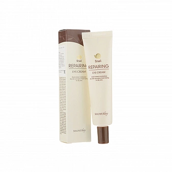 Восстанавливающий крем для кожи вокруг глаз с муцином улитки Snail Repairing Eye Cream