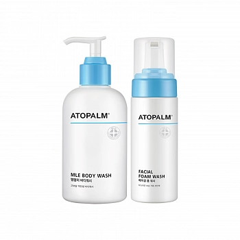 Средство для очищения тела + Пенка для умывания MLE Body Wash & Facial Foam Wash