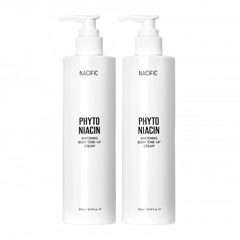 Осветляющий крем для тела 2шт Phyto Niacin Whitening Body Tone Up Cream 2ea
