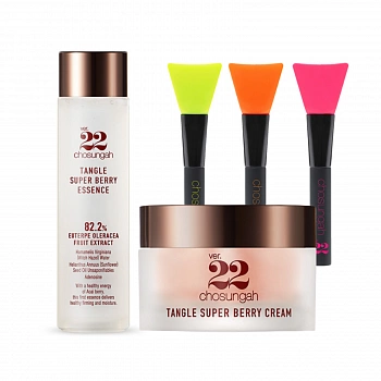 Увлажняющая эссенция с экстрактами ягод + увлажняющий крем Tangle Super Berry Essence + Cream