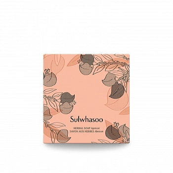 Очищающее травяное мыло премиум-класса с абрикосом Herbal Soap – Apricot
