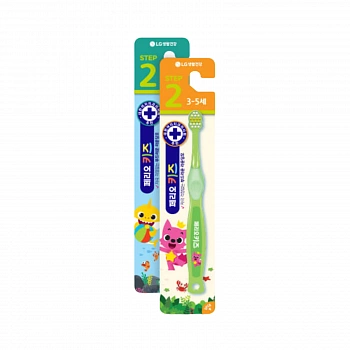 Зубная щетка для детей 3-5 лет Perio Kids 2 Step Tooth Brush PinkFong (Age 3-5)