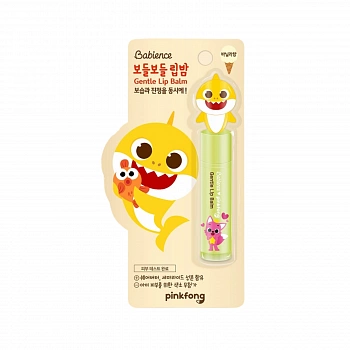 Детский бальзам для губ (ваниль) PinkFong Gentle Lip Balm Vanilla