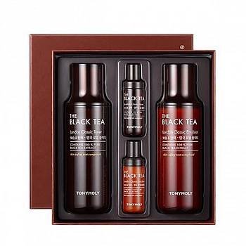 Антивозрастной набор для лица с экстрактом черного чая The Black Tea Skin Care 2 Set