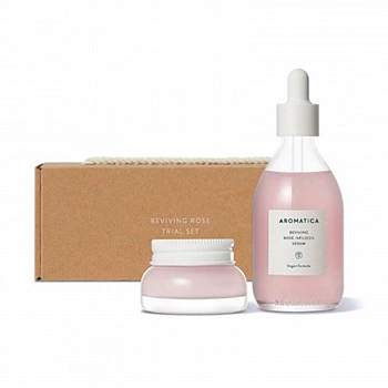 Подарочный набор с сывороткой и кремом Reviving Rose Infusion Serum + Cream