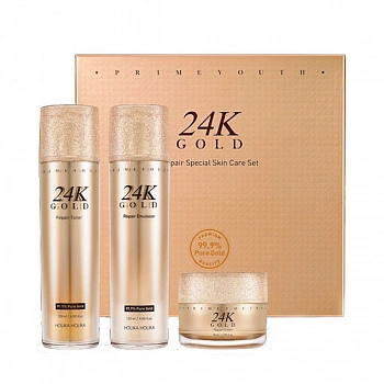 Набор для возрастной кожи Prime Youth 24K Gold Repair Special Skin Set